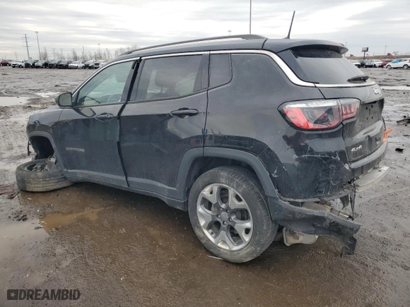 2020 Jeep Compass Limited with VIN 3C4NJDCB1LT252130, listed as a Copart auction lot 47954765 with 0 mi miles and Salvage Title. Bid and sale history available at carsss.com. Image 2.