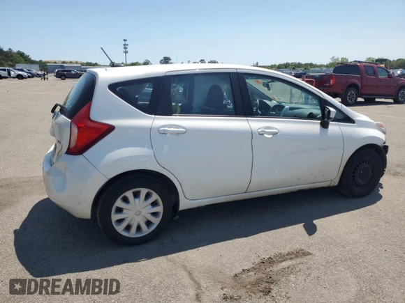 2016 Nissan Note S with VIN 3N1CE2CP6GL360859, listed as a Copart auction lot 59461605 with 117,910 mi miles and Salvage title. Bid and sale history available at DreamBid. Image 3.
