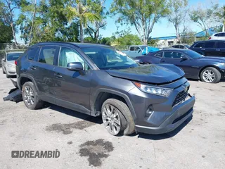 2021 Toyota RAV4 XLE Premium with VIN 2T3C1RFV5MC110773, listed as a IAAI auction lot 41863406 with 36,948 mi miles. Bid and sale history available at carsss.com. Image 1.