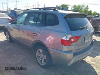 2006 BMW X3 3.0i with VIN WBXPA934X6WD28522, listed as a IAAI auction lot 41981963 with 175,076 mi miles. Bid and sale history available at carsss.com. Image 3.