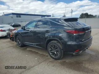 2021 Lexus RX 350 F Sport with VIN 2T2YZMDA8MC271852, listed as a Copart auction lot 55059655 with 93,217 mi miles and Clean title. Bid and sale history available at DreamBid. Image 2.
