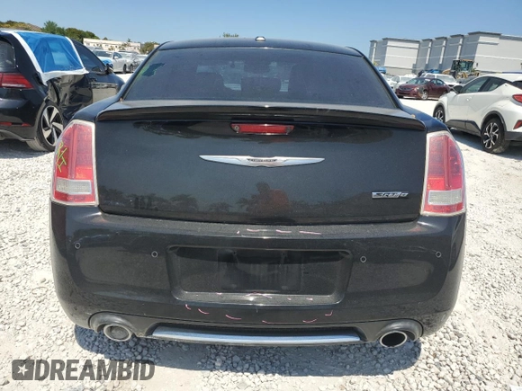 2012 Chrysler 300 SRT8 with VIN 2C3CCAFJXCH800724, listed as a Copart auction lot 49680465 with 87,279 mi miles and Salvage Title. Bid and sale history available at carsss.com. Image 6.