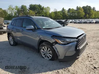 2022 Toyota Corolla Cross LE with VIN 7MUBAABG6NV041555, listed as a Copart auction lot 56567225 with 26,736 mi miles and Salvage title. Bid and sale history available at DreamBid. Image 4.