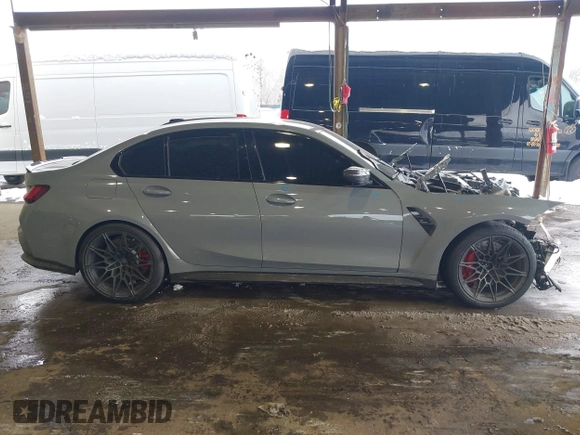 2023 BMW M3 Competition xDrive with VIN WBS43AY01PFN42727, listed as a IAAI auction lot 41558240 with Not provided miles and . Bid and sale history available at DreamBid. Image 14.