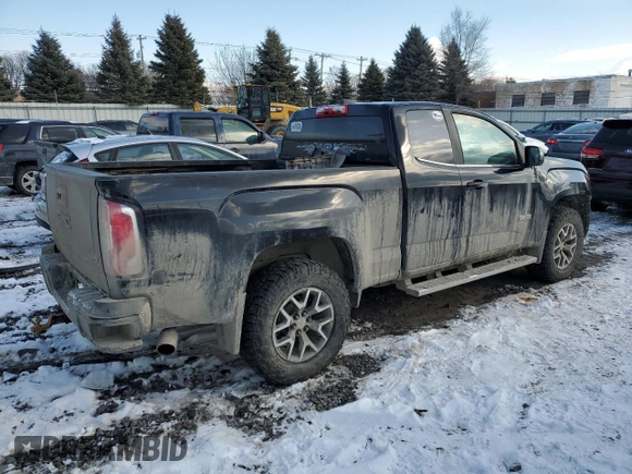 2015 GMC Canyon 4WD SLE with VIN 1GTH6BE34F1178948, listed as a Copart auction lot 89195415 with 162,510 mi miles and Salvage Title. Bid and sale history available at carsss.com. Image 3.
