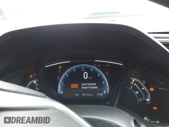 2019 Honda Civic LX with VIN 19XFC2F61KE009471, listed as a IAAI auction lot 42017532 with 81,134 mi miles and . Bid and sale history available at DreamBid. Image 7.