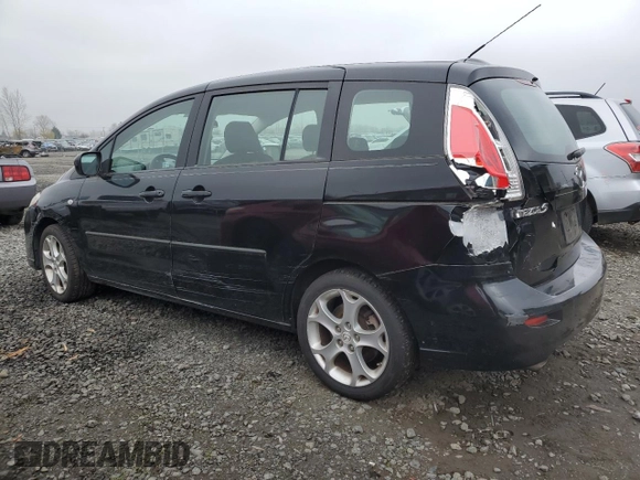 2009 Mazda 5 Touring with VIN JM1CR29LX90354729, listed as a Copart auction lot 47865785 with 151,416 mi miles and Salvage Title. Bid and sale history available at carsss.com. Image 2.