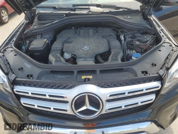 2017 Mercedes-Benz GLS 450 with VIN 4JGDF6EE6HA810516, listed as a Copart auction lot 57375224 with 63,440 mi miles and Salvage Title. Bid and sale history available at DreamBid. Image 12.