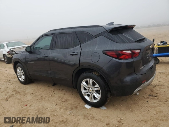 2022 Chevrolet Blazer LT with VIN 3GNKBJR48NS147768, listed as a Copart auction lot 43224285 with 45,336 mi miles and Salvage title. Bid and sale history available at DreamBid. Image 2.