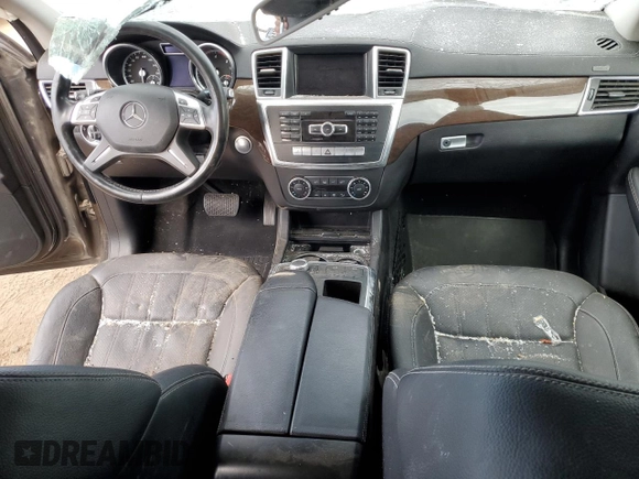 2015 Mercedes-Benz GL-Class GL 350 BlueTEC with VIN 4JGDF2EEXFA607084, listed as a Copart auction lot 43999855 with 0 mi miles and Salvage Title. Bid and sale history available at carsss.com. Image 8.