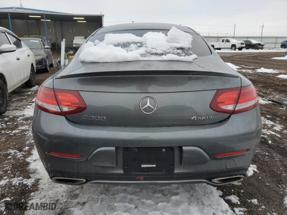 2017 Mercedes-Benz C-Class C 300 with VIN WDDWJ4KB8HF416129, listed as a Copart auction lot 87769475 with 65,099 mi miles and Salvage Title. Bid and sale history available at carsss.com. Image 6.