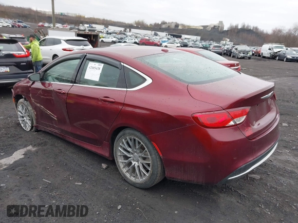 2015 Chrysler 200 Limited with VIN 1C3CCCAB3FN642928, listed as a IAAI auction lot 42005438 with 70,613 mi miles and . Bid and sale history available at DreamBid. Image 3.
