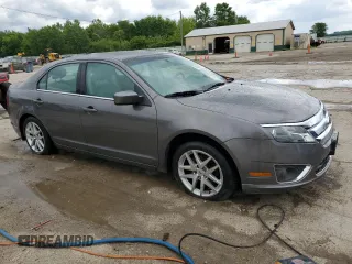 2012 Ford Fusion SEL with VIN 3FAHP0JG1CR156634, listed as a Copart auction lot 58238005 with 96,333 mi miles and Salvage title. Bid and sale history available at DreamBid. Image 4.