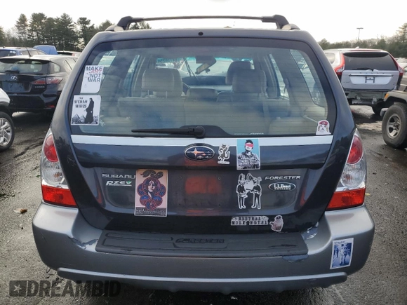 2008 Subaru Forester X L.L. Bean with VIN JF1SG67688H702328, listed as a Copart auction lot 84736254 with Not provided miles and Salvage title. Bid and sale history available at DreamBid. Image 6.