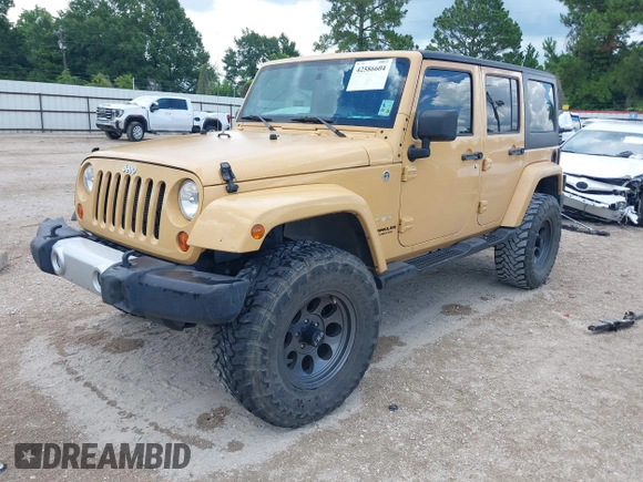 2013 Jeep Wrangler Unlimited Sahara with VIN 1C4BJWEG8DL638404, listed as a IAAI auction lot 42586604 with 43,953 mi miles and . Bid and sale history available at DreamBid. Image 17.