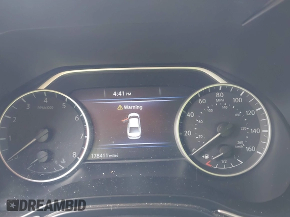 2019 Nissan Maxima SV with VIN 1N4AA6AV4KC376688, listed as a IAAI auction lot 42567641 with 178,411 mi miles and . Bid and sale history available at DreamBid. Image 7.