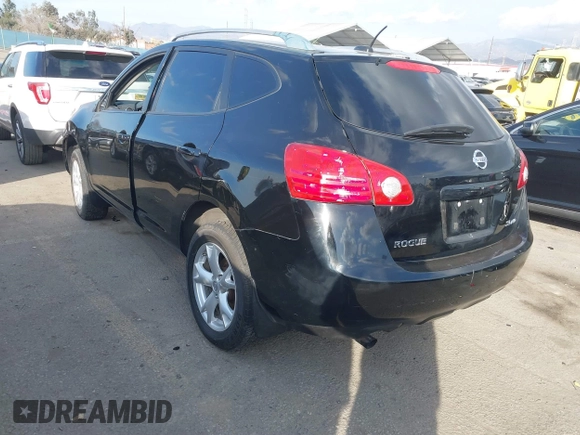 2009 Nissan Rogue S with VIN JN8AS58VX9W193039, listed as a IAAI auction lot 41556451 with 132,814 mi miles and . Bid and sale history available at DreamBid. Image 3.
