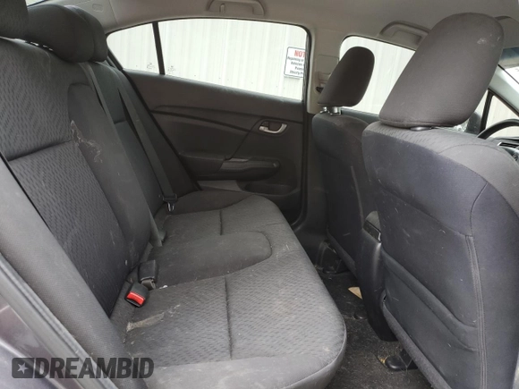 2015 Honda Civic Sedan LX with VIN 19XFB2F5XFE080510, listed as a Copart auction lot 50963455 with 199,565 mi miles and Salvage Title. Bid and sale history available at carsss.com. Image 10.