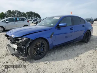 2021 BMW M3 with VIN WBS53AY07MFL43939, listed as a Copart auction lot 56585695 with 55,003 mi miles and Salvage title. Bid and sale history available at DreamBid. Image 1.