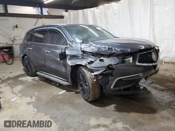 2019 Acura MDX Technology с VIN 5J8YD3H54KL007576, выставлен на аукционе Copart как лот 82241664 с пробегом 49 471 миль миль и Списание • Salvage title. История ставок и продаж доступна на DreamBid. Изображение 4.