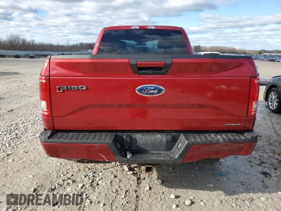 2016 Ford F-150 XLT with VIN 1FTFX1EF1GKF62187, listed as a Copart auction lot 49723845 with 234,854 mi miles and Salvage title. Bid and sale history available at DreamBid. Image 6.