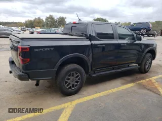 2024 Ford Ranger XLT with VIN 1FTER4GH7RLE17982, listed as a Copart auction lot 75858184 with 2,652 mi miles and Non Repairable. Bid and sale history available at carsss.com. Image 3.