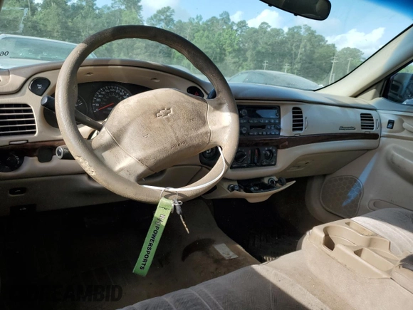 2003 Chevrolet Impala with VIN 2G1WF52E839244903, listed as a Copart auction lot 60290895 with Not provided miles and Salvage title. Bid and sale history available at DreamBid. Image 8.