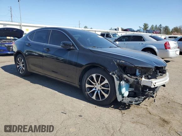 2018 Acura TLX with VIN 19UUB2F34JA001111, listed as a Copart auction lot 53599035 with 0 mi miles and Salvage Title. Bid and sale history available at carsss.com. Image 4.