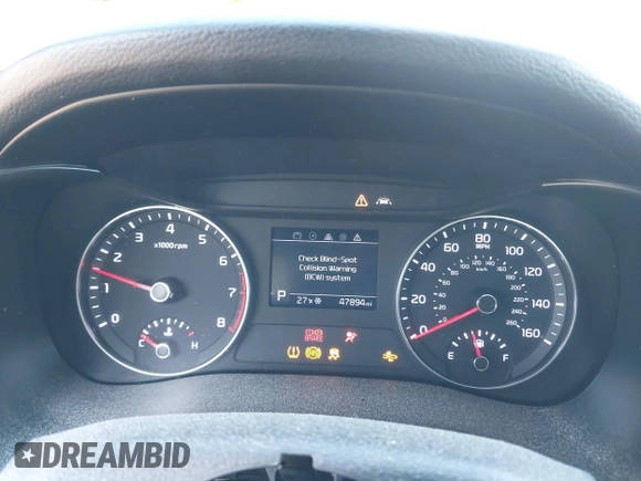 2021 Kia Forte EX with VIN 3KPF54AD4ME402671, listed as a IAAI auction lot 41588190 with 47,894 mi miles and . Bid and sale history available at DreamBid. Image 7.