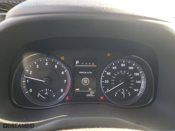 2023 Hyundai Kona SEL with VIN KM8K6CAB1PU965389, listed as a Copart auction lot 86592364 with 10,955 mi miles and Salvage Title. Bid and sale history available at carsss.com. Image 9.