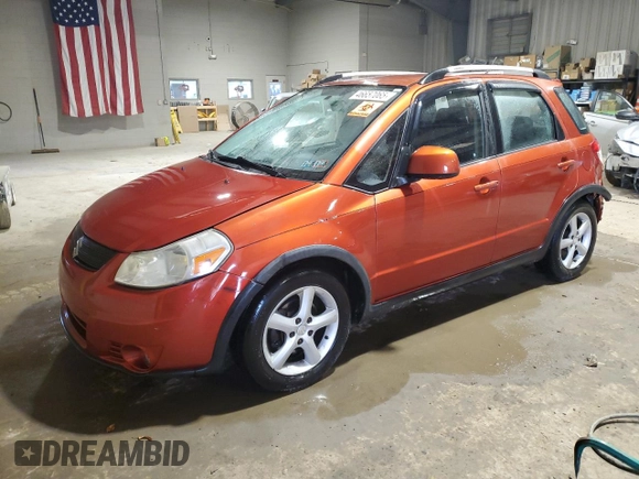 2009 Suzuki SX4 Touring AWD with VIN JS2YB417895100773, listed as a Copart auction lot 46657065 with 120,793 mi miles and Salvage Title. Bid and sale history available at carsss.com. Image 1.