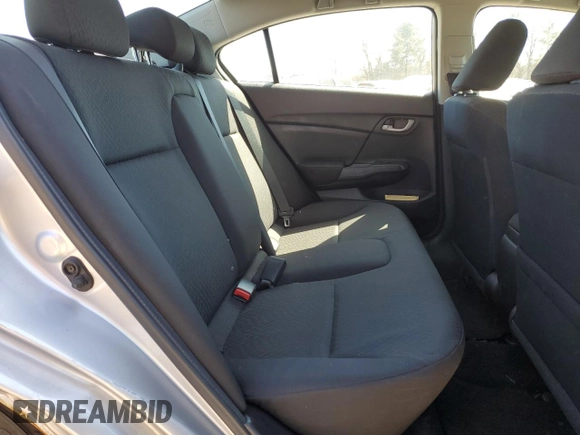 2014 Honda Civic Sedan LX with VIN 19XFB2F55EE251775, listed as a Copart auction lot 50486415 with 44,277 mi miles and Salvage Title. Bid and sale history available at carsss.com. Image 10.