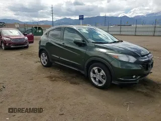 2016 Honda HR-V EX-L w/Navi with VIN 3CZRU6H77GM761013, listed as a Copart auction lot 53153565 with 37,363 mi miles and Salvage Title. Bid and sale history available at carsss.com. Image 12.