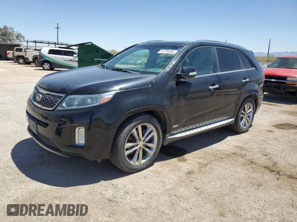 2015 Kia Sorento SX Limited with VIN 5XYKWDA70FG576863, listed as a Copart auction lot 54780685 with 112,067 mi miles and Clean title. Bid and sale history available at DreamBid. Image 1.
