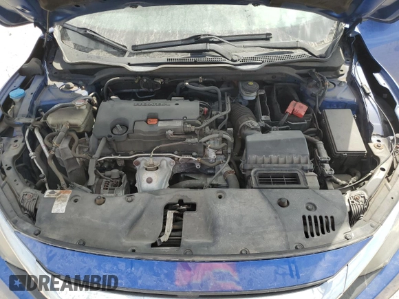 2017 Honda Civic LX with VIN 19XFC2F50HE229037, listed as a Copart auction lot 49122595 with 160,756 mi miles and Salvage Title. Bid and sale history available at DreamBid. Image 11.