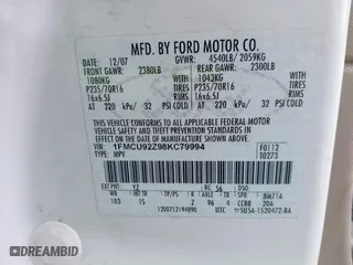 2008 Ford Escape XLS with VIN 1FMCU92Z98KC79994, listed as a IAAI auction lot 41270538 with 347,288 mi miles. Bid and sale history available at carsss.com. Image 9.