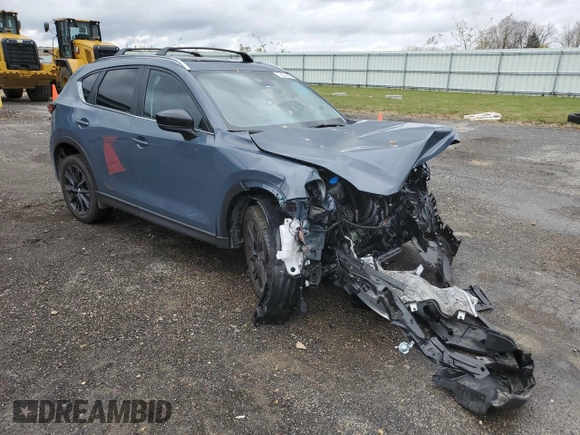 2024 Mazda CX-5 S Carbon Edition with VIN JM3KFBCL9R0471285, listed as a Copart auction lot 79424864 with Not Provided miles and Salvage Title. Bid and sale history available at DreamBid. Image 4.