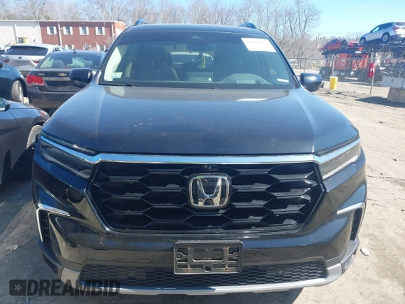 2023 Honda Pilot Elite with VIN 5FNYG1H84PB008077, listed as a IAAI auction lot 41762661 with 41,412 mi miles. Bid and sale history available at carsss.com. Image 12.