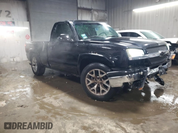 2003 Chevrolet Silverado 1500 LS with VIN 1GCEK14T93Z187281, listed as a Copart auction lot 84261304 with 176,871 mi miles and Salvage Title. Bid and sale history available at DreamBid. Image 4.