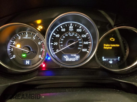 2014 Mazda 6 i Grand Touring with VIN JM1GJ1W65E1120536, listed as a Copart auction lot 51058525 with 85,850 mi miles and Salvage Title. Bid and sale history available at DreamBid. Image 9.