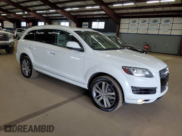 2015 Audi Q7 Premium Plus z VIN WA1LGAFE2FD002409, wystawiony jako Copart lot #54202165 z przebiegiem 195 752 mil mil oraz Czysty tytuł • Clean title. Historia ofert i sprzedaży dostępna na DreamBid. Obrazek 4.
