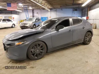2023 Mazda 3 S Carbon Edition with VIN JM1BPBLMXP1610653, listed as a Copart auction lot 43354925 with Not Provided miles and Salvage Title. Bid and sale history available at DreamBid. Image 1.