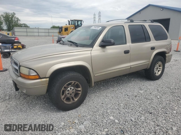 2003 Dodge Durango SLT z VIN 1D4HS48N63F523970, wystawiony jako Copart lot #57568385 z przebiegiem 296 806 mil mil oraz Czysty tytuł • Clean title. Historia ofert i sprzedaży dostępna na DreamBid. Obrazek 1.