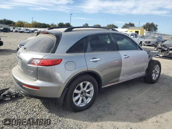 2006 Infiniti FX35 with VIN JNRAS08U86X101065, listed as a Copart auction lot 75566464 with 176,324 mi miles and Salvage Title. Bid and sale history available at carsss.com. Image 3.