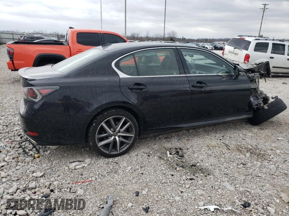 2016 Lexus GS 350 with VIN JTHCZ1BL7GA001603, listed as a Copart auction lot 42006154 with 0 mi miles and Salvage Title. Bid and sale history available at carsss.com. Image 3.