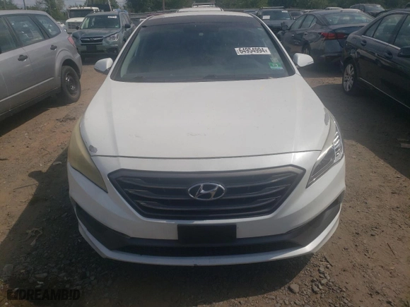2016 Hyundai Sonata 2.4L Sport with VIN 5NPE34AF5GH431518, listed as a Copart auction lot 64954994 with 81,118 mi miles and Clean Title. Bid and sale history available at carsss.com. Image 5.