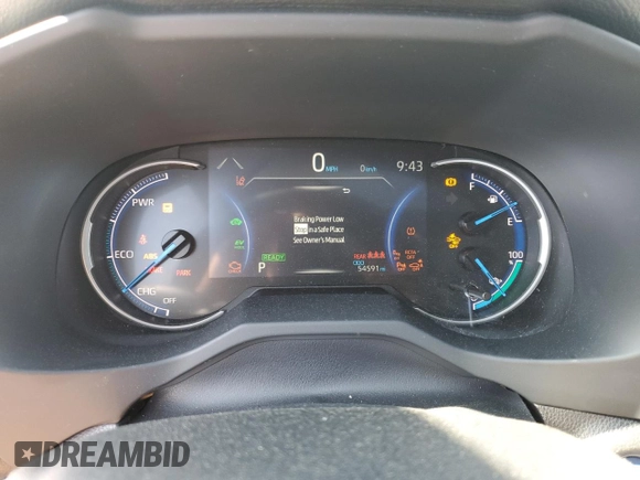 2022 Toyota RAV4 XSE with VIN JTMFB3FV9ND101157, listed as a Copart auction lot 59044315 with 54,591 mi miles and Salvage title. Bid and sale history available at DreamBid. Image 9.