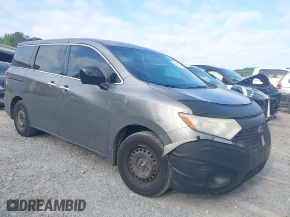 2015 Nissan Quest SV with VIN JN8AE2KP2F9127935, listed as a IAAI auction lot 42139603 with 150,041 mi miles. Bid and sale history available at carsss.com. Image 1.