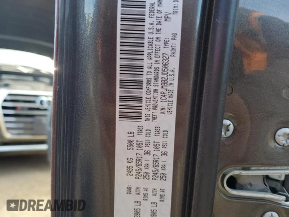 2018 Jeep Cherokee Trailhawk with VIN 1C4PJMBB2JD506327, listed as a Copart auction lot 75747364 with 186,413 mi miles and Salvage Title. Bid and sale history available at DreamBid. Image 13.