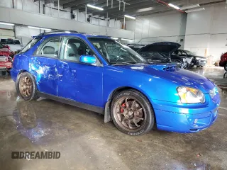 2004 Subaru Impreza Wagon (Natl) WRX Sport with VIN JF1GG29644G809663, listed as a Copart auction lot 41615485 with 159,544 mi miles and Salvage Title. Bid and sale history available at carsss.com. Image 4.